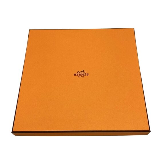 HERMES Carre 90 Rouge Cuis Gray-Beige Alezan - Scarf 423-071725 - Picture 5 of 5